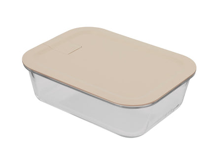 Opbevaringsboks Linea 2800 ml Humus Glas - 4 stk