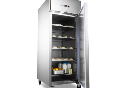Bageri fryser - 800L - Justerbare hylder - Passer 60 x 40 cm - på hjul
