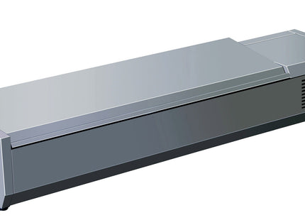 Kølebord Top Display med låg - 1/3
model VRX 1400 S/S