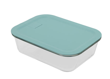 Opbevaringsboks Linea 2800 ml Nordic green Glas - 4 stk