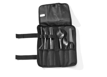 Chef anretningssæt, 6 pcs, sort, HENDI, 255x25x(H)100mm