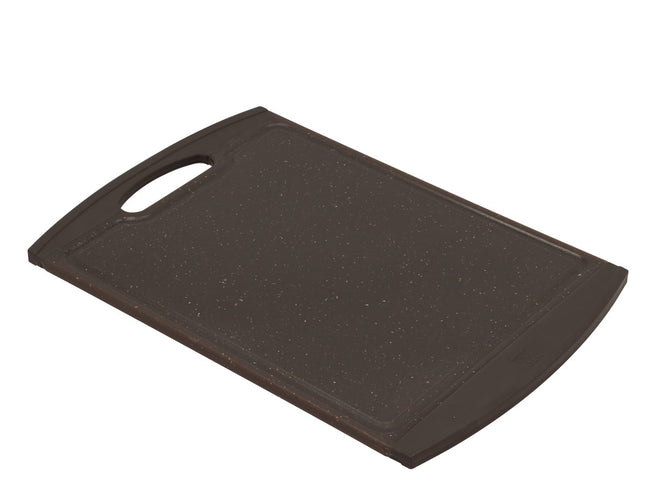 Skærebræt 37 x 25,4 x 1 cm Brun Plast - 6 stk