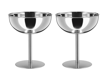 Isbæger 150 ml Rustfrit stål - 6 stk