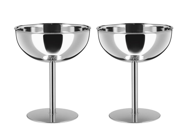 Isbæger 150 ml Rustfrit stål - 6 stk