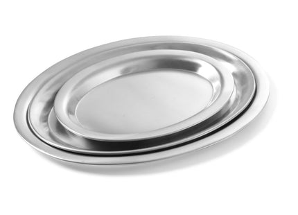 Serveringsbakke, oval, HENDI, 265x195mm