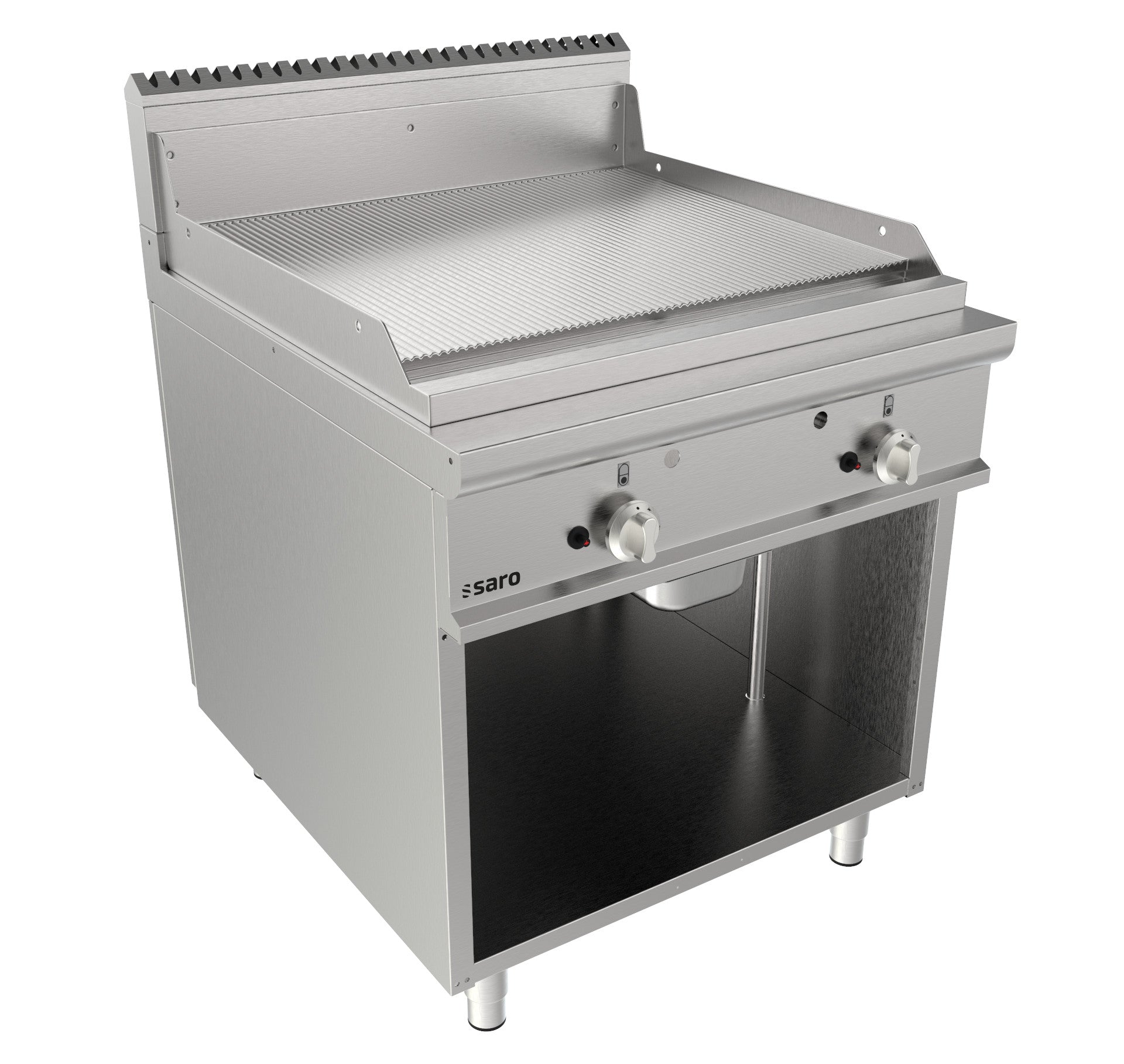 SARO Gas grillplade med underbord -  model LQ / FTG4BAR