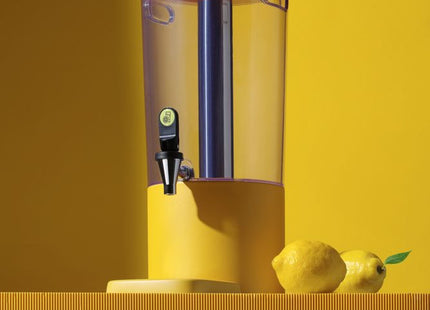 Juicedispenser UNIQ, HENDI, designet af Robert Bronwasser, 8L, gul, 318x216x(H)532mm