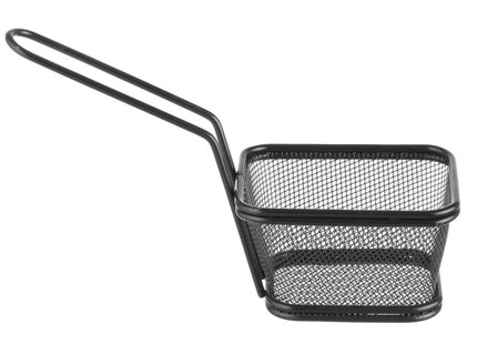 Stabelbar mini friturekurv sort, HENDI, 105x90x(H)60mm