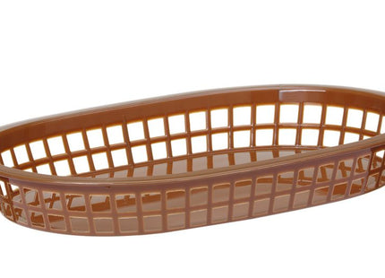Serveringskurve i fastfood-stil, HENDI, Sort, 6 stk., 272x175x(H)38mm