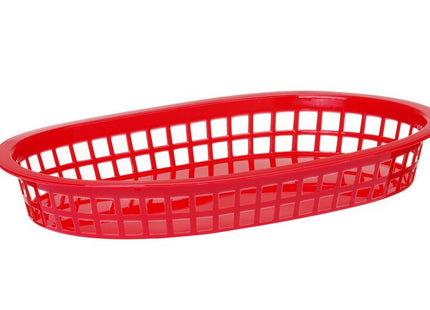 Serveringskurve i fastfood-stil, HENDI, Brun, 6 stk., 275x175x(H)38mm