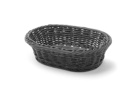 Oval bagerikurv, HENDI, Sort, 250x190x(H)65mm