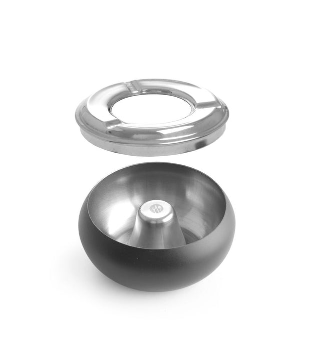 Skålaskebæger sort, HENDI, ⌀105x(H)58mm