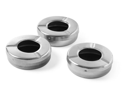 Askebæger med låg, HENDI, 3 stk., ⌀90x(H)28mm