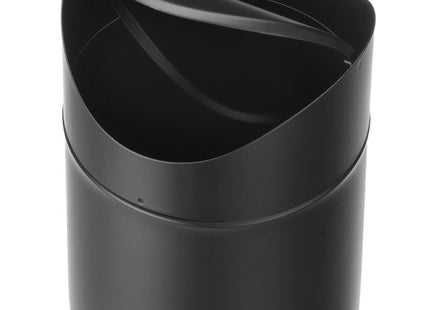 Bordaffaldsspand med svinglåg, HENDI, 1,2L, Sort, ⌀120x(H)165mm