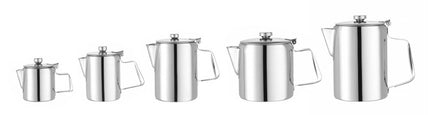 Kaffe-/tekande med låg, HENDI, 1,4L, ⌀126x(H)185mm