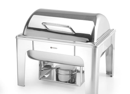 Chafing dish GN 1/2 spejlfinish, HENDI, Profi Line, 4L, 365x345x(H)345mm