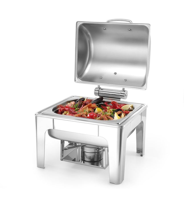 Chafing dish GN 1/2 spejlfinish, HENDI, Profi Line, 4L, 365x345x(H)345mm