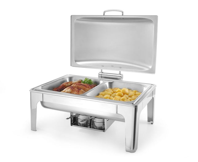 Chafing dish GN 1/1 satinfinish, HENDI, Profi Line, 9L, 570x430x(H)290mm