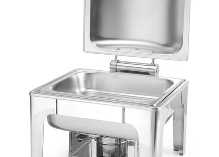 Chafing dish GN 1/2 satinfinish, HENDI, Profi Line, 4L, 365x370x(H)280mm