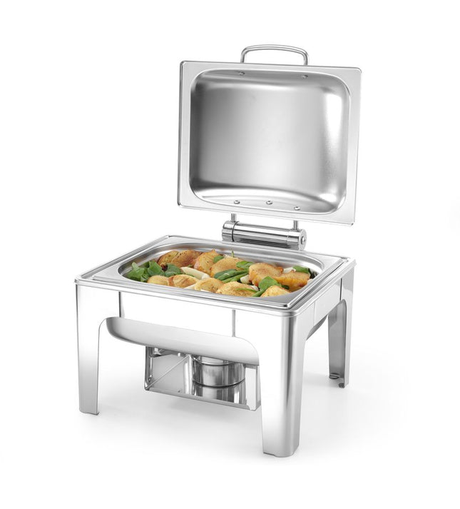 Chafing dish GN 1/2 satinfinish, HENDI, Profi Line, 4L, 365x370x(H)280mm