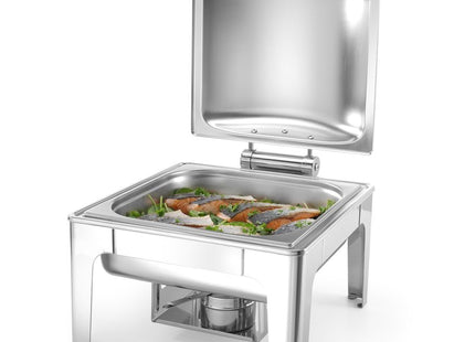 Chafing dish GN 2/3 satinfinish, HENDI, Profi Line, 6L, 395x430x(H)290mm