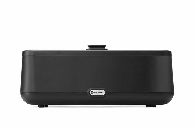 Chafing dish UNIQ, HENDI, designet af Robert Bronwasser, GN 1/1, Sort, 230V/700W, 607x402x(H)245mm