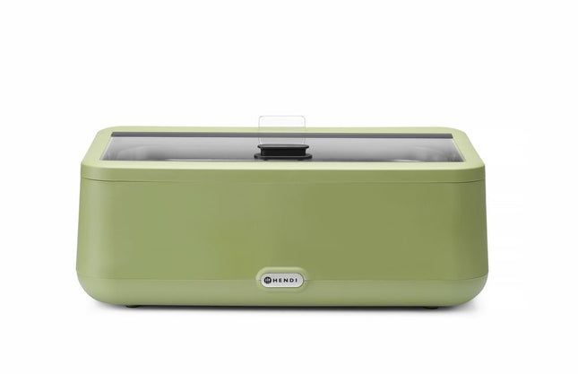 Chafing dish UNIQ, HENDI, designet af Robert Bronwasser, GN 1/1, Grøn, 230V/700W, 607x402x(H)245mm