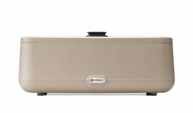 Chafing dish UNIQ, HENDI, designet af Robert Bronwasser, GN 1/1, beige, 230V/700W, 607x402x(H)245mm