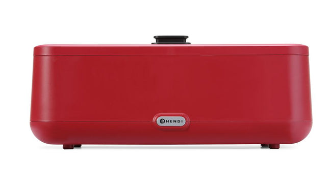 Chafing dish UNIQ, HENDI, designet af Robert Bronwasser, GN 1/1, Rød, 230V/700W, 607x402x(H)245mm