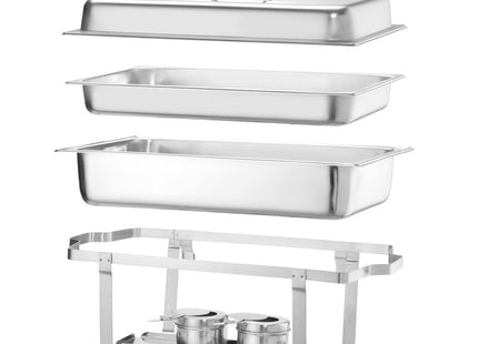 Chafing dish Gastronorm 1/1, HENDI, Kitchen Line, 9L, 2 stk., 600x358x(H)295mm