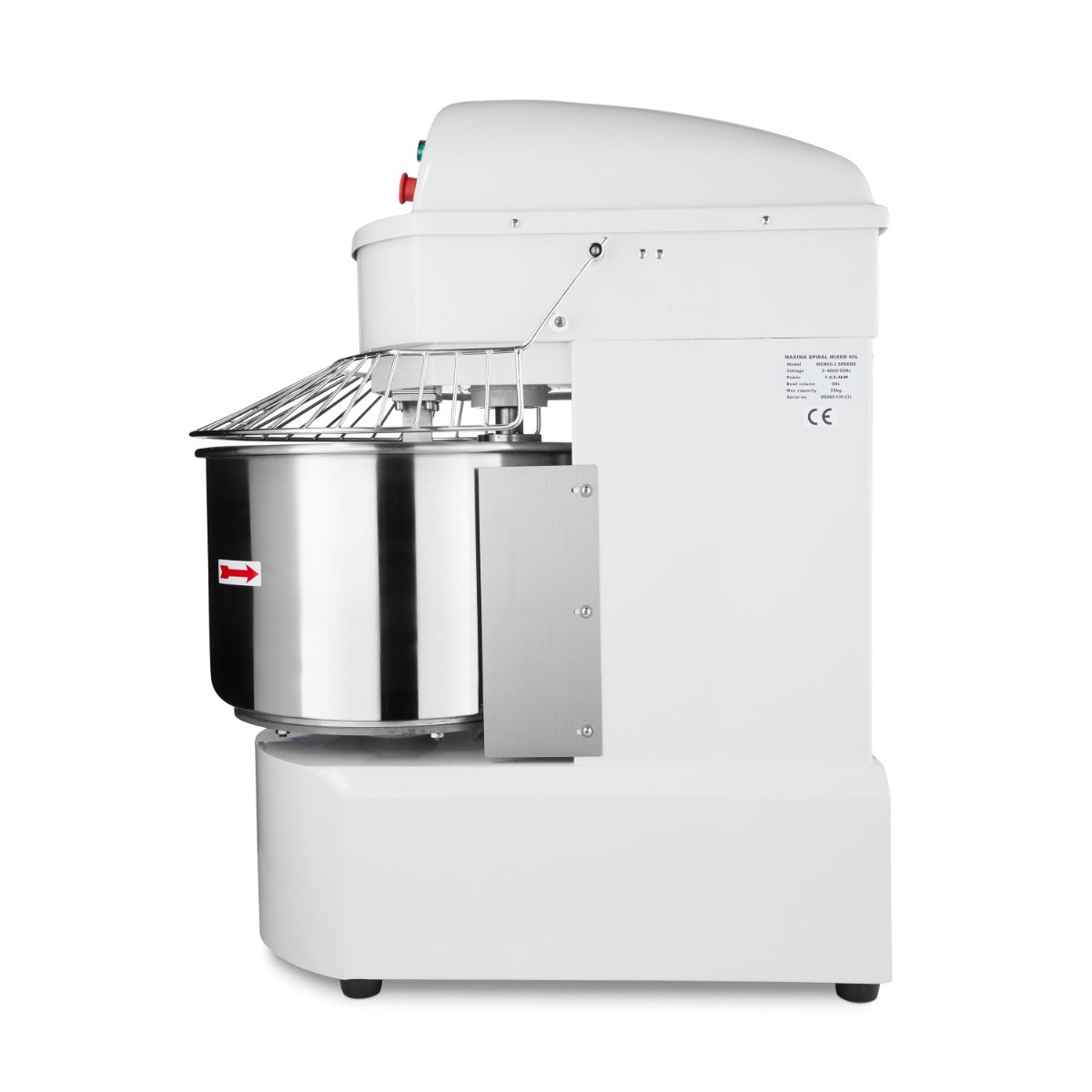 Dejblander - 60L - 38kg Dej - 2 hastigheder - 400V