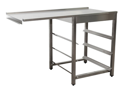 Afløb bord til opvaskemaskine venstre side, 1200mm