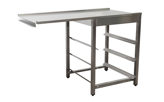 Afløb bord til opvaskemaskine venstre side, 1200mm