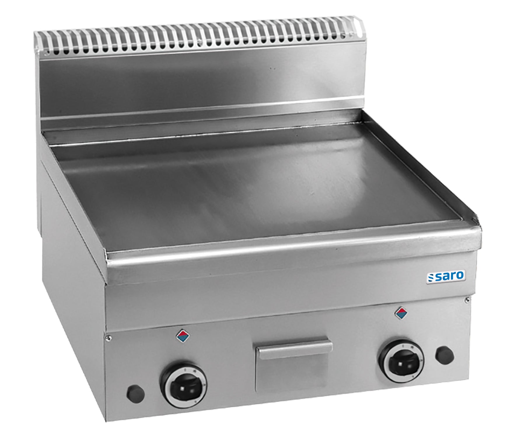 SARO Gasgrillplade Glat plade 600x600 Model GFT66L