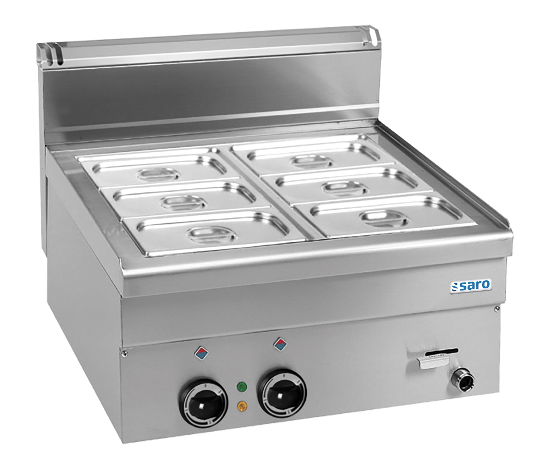 SARO Elektrisk Bain-Marie 600 x 600 Model EBM66