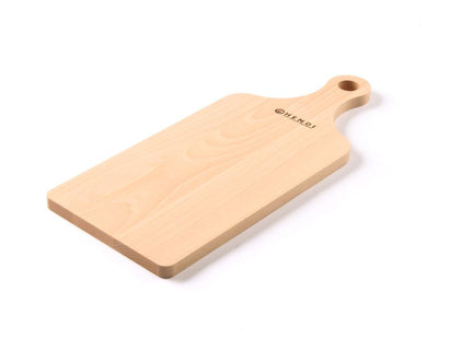 Skærebræt med greb, HENDI, Wood light, 390x160mm, Rektangulær