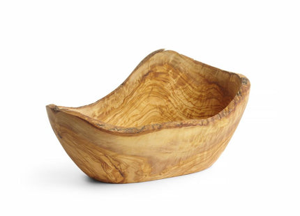 Dekorativ skål i oliventræ, HENDI, 300x190x(H)110mm