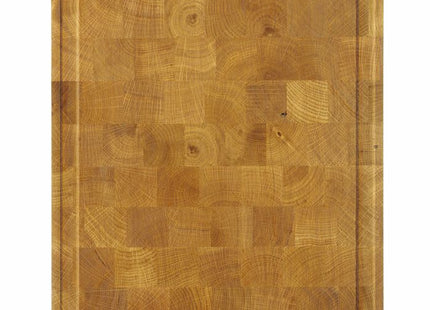 Serveringsbræt i eg, end-grain, HENDI, 530x325x(H)35mm, Rektangulær