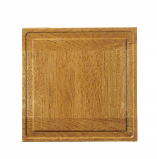 Serveringsbræt i eg, HENDI, 270x270x(H)20mm, Rektangulær