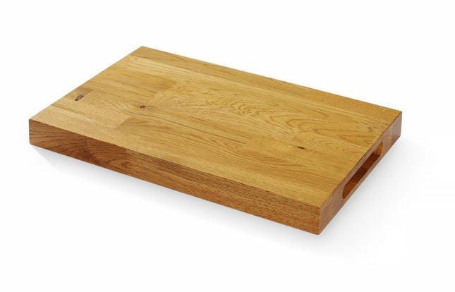 Serveringsbræt i eg, HENDI, 420x280x(H)40mm, Rektangulær