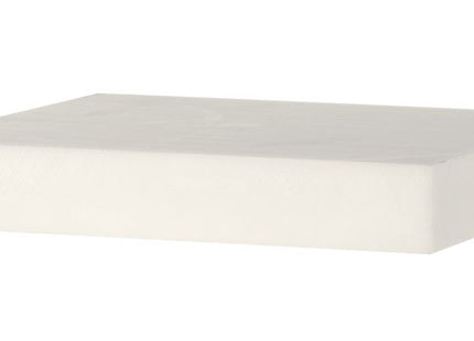 Huggeblok HDPE, HENDI, hvid, 500x400x(H)50mm