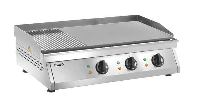 Elektrisk stegeplade (rillet + glat)
model FRY TOP GH 760 R