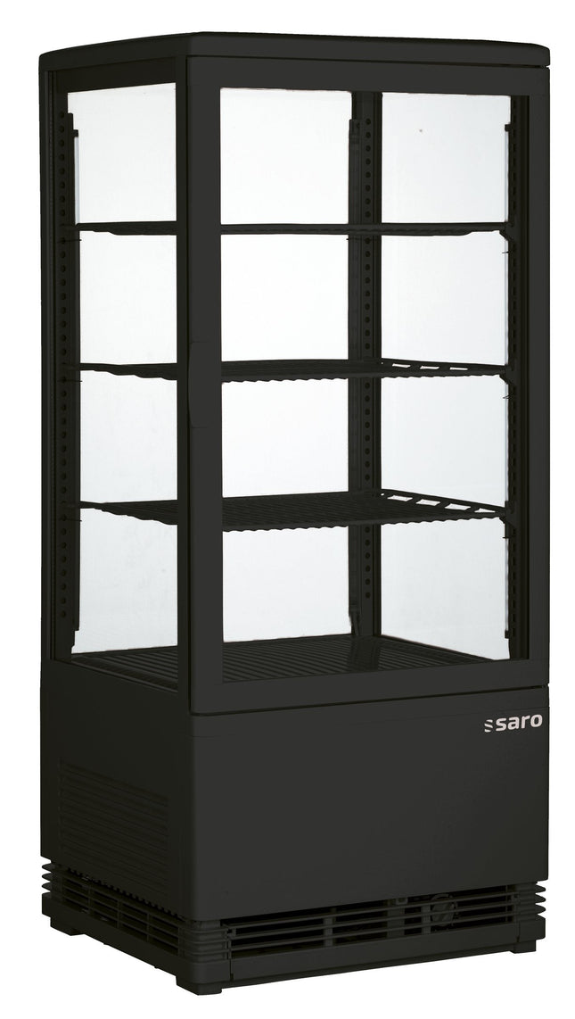 Mini Kølet Showcase Ventileret Køling
model SC 80 sort