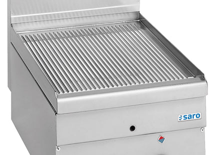 Gasgrillplade rillet Bordplade 400x600
model GFT46R
