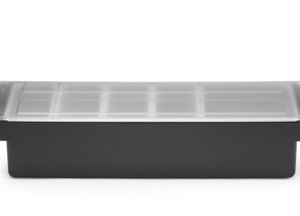 Condiment holder - 5 beholdere, BarUp, Sort, 480x150x(H)100mm