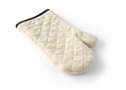 Ovnhandsker, bomuld - 2 stk, HENDI, Creme, 2 stk., (L)350mm