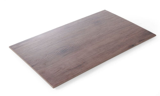 Plateau, rektangulært – egetræsdesign, HENDI, GN 1/1, 530x325x(H)10mm