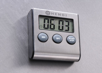 Digitalt køkkentimer, HENDI, 65x70x(H)17mm