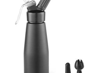 Flødesifon, HENDI, Kitchen Line, 0,5L, sort, ⌀80x(H)260mm