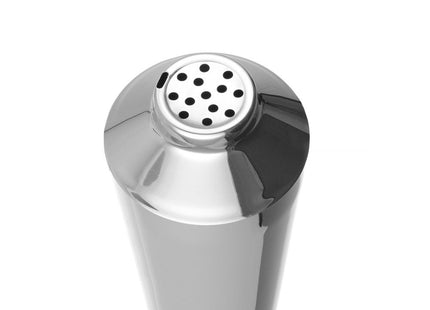Cobbler-shaker 3-delt, BarUp, 0,75L, sølv, ⌀90x(H)255mm